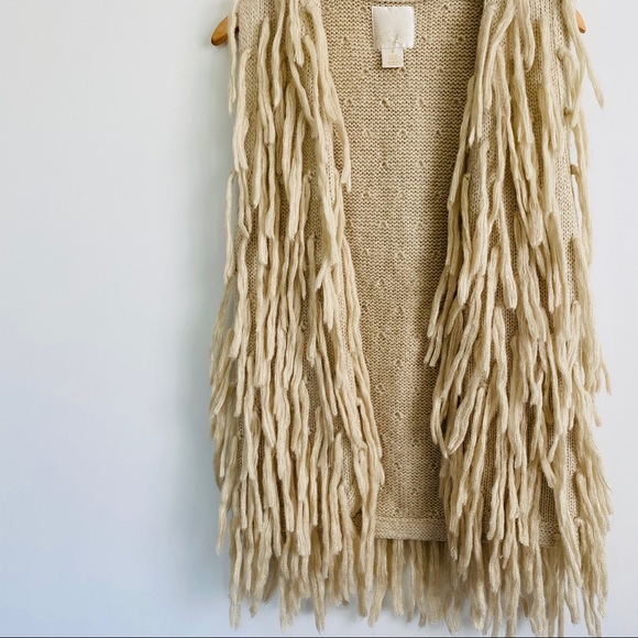 Anthropologie McGuinn Lupita Fringed Vest - Picture 5 of 8